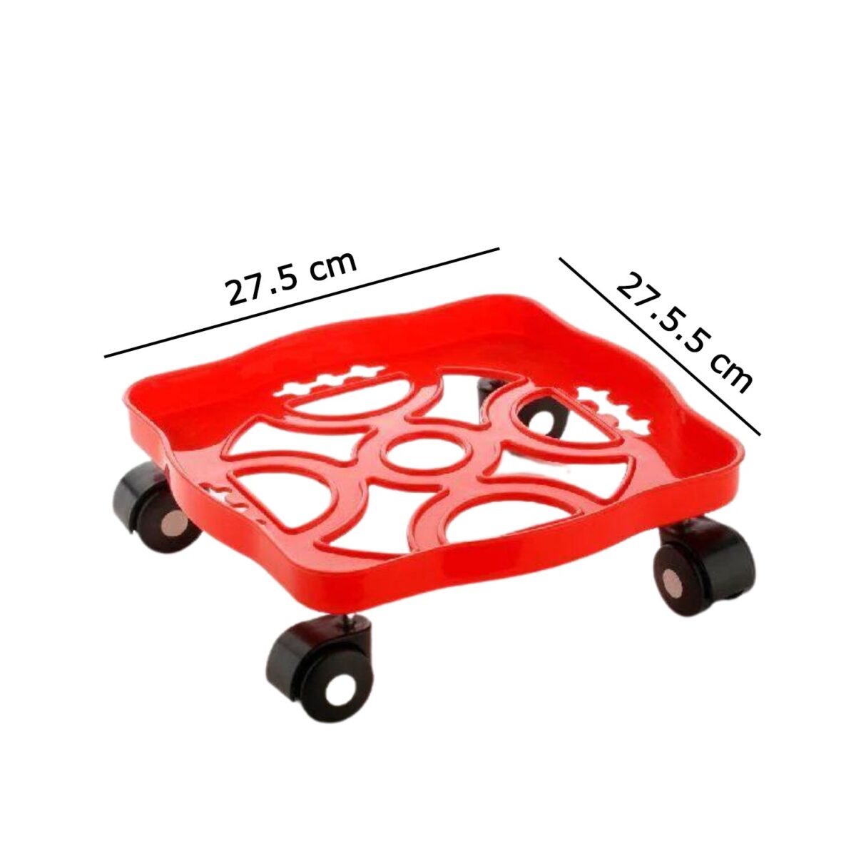 Square Plastic Gas Cylinder Trolley - Image 5