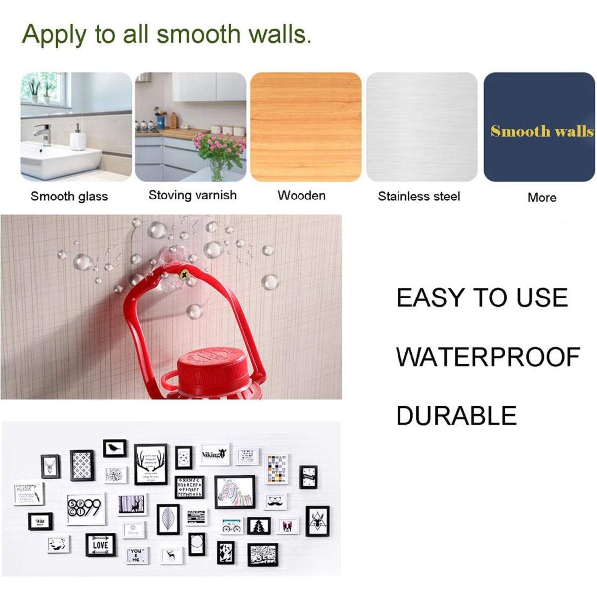 Self Adhesive Hooks Sticker | Screw Nut and Bolt Type (4 Pcs Set) - Image 5