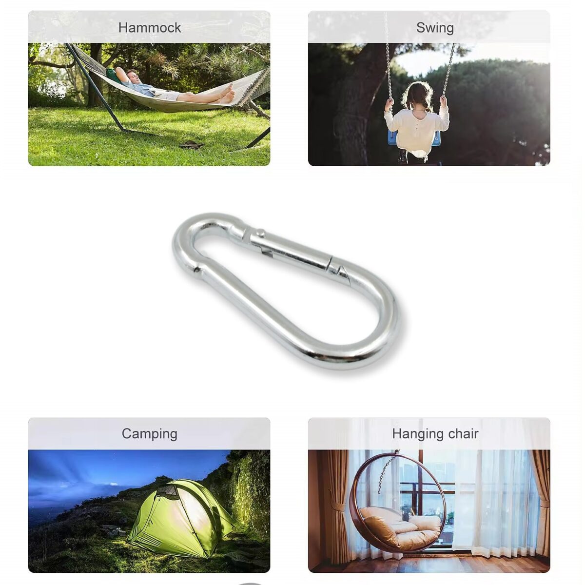Stainless Steel Snap Hook (8Ãƒâ€”80 MM / 1 Pc) - Image 6