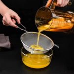 Big Mesh Strainer With Handle Stainless Steel Oil Straine, Mesh Sieve Strainer(1 Pc) - Image 3