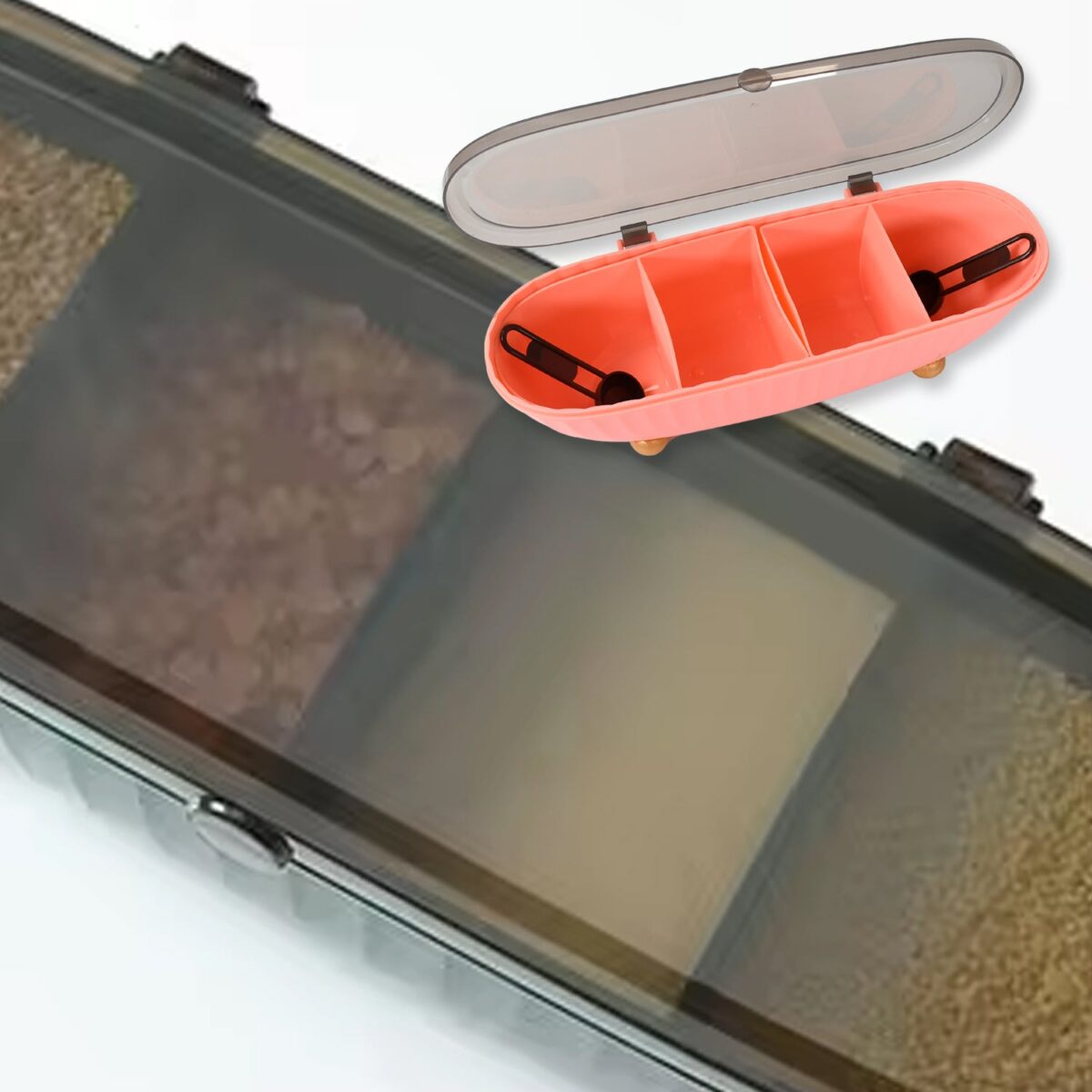 8255Ã‚Â Spice Bottle Spice Jar Durable Spice Seasoning Box, Jar Food Grade Spoon Seasoning Case for Kitchen / Dry fruit Tray (1 Pc) - Image 6