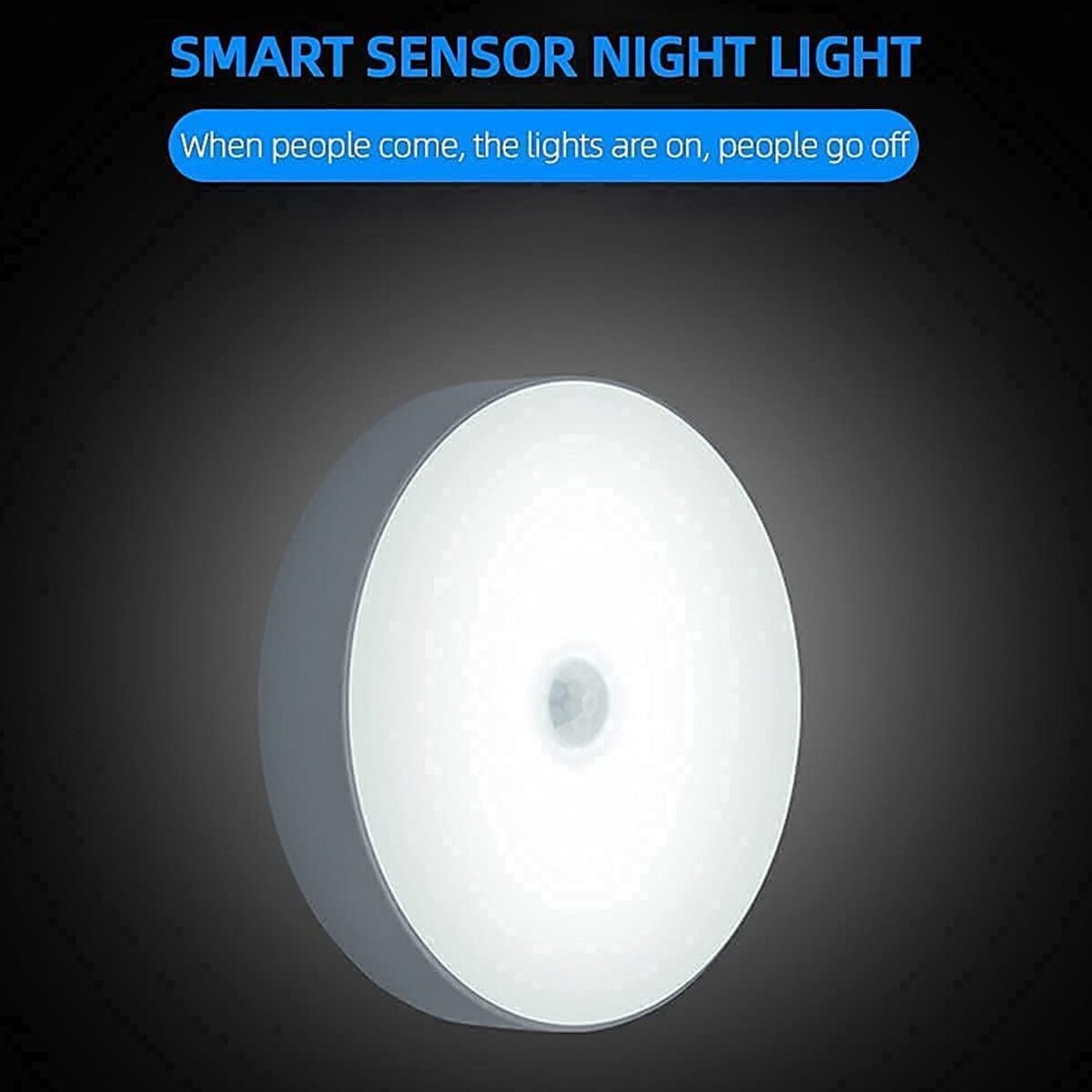 8 LED Night Lights With USB Charging & Double-Sided Adhesive PadsÃ‚Â (1 Pc) - Image 3