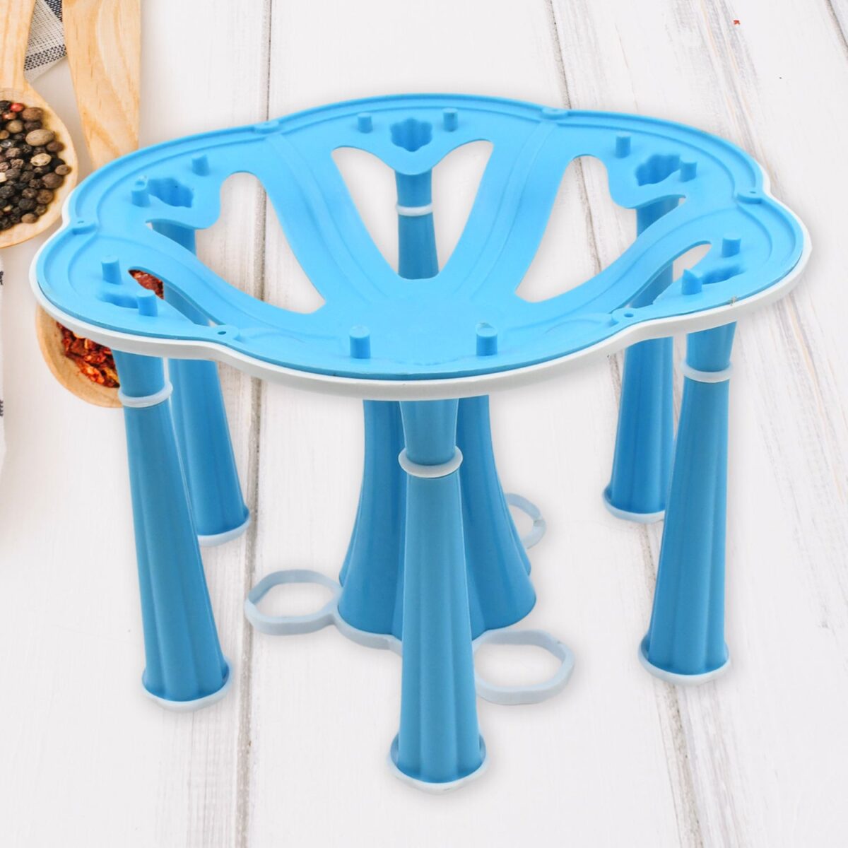 Miracle Plastic Glass Stand for Kitchen & Dining (6-Glass, Spices, Moq - 2 Pc) - Image 5
