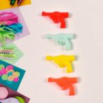 Gun Shape Pencil Top For Kids Office, Small Gun Toy (1 Pc / Mix Colour & Design) - Image 5