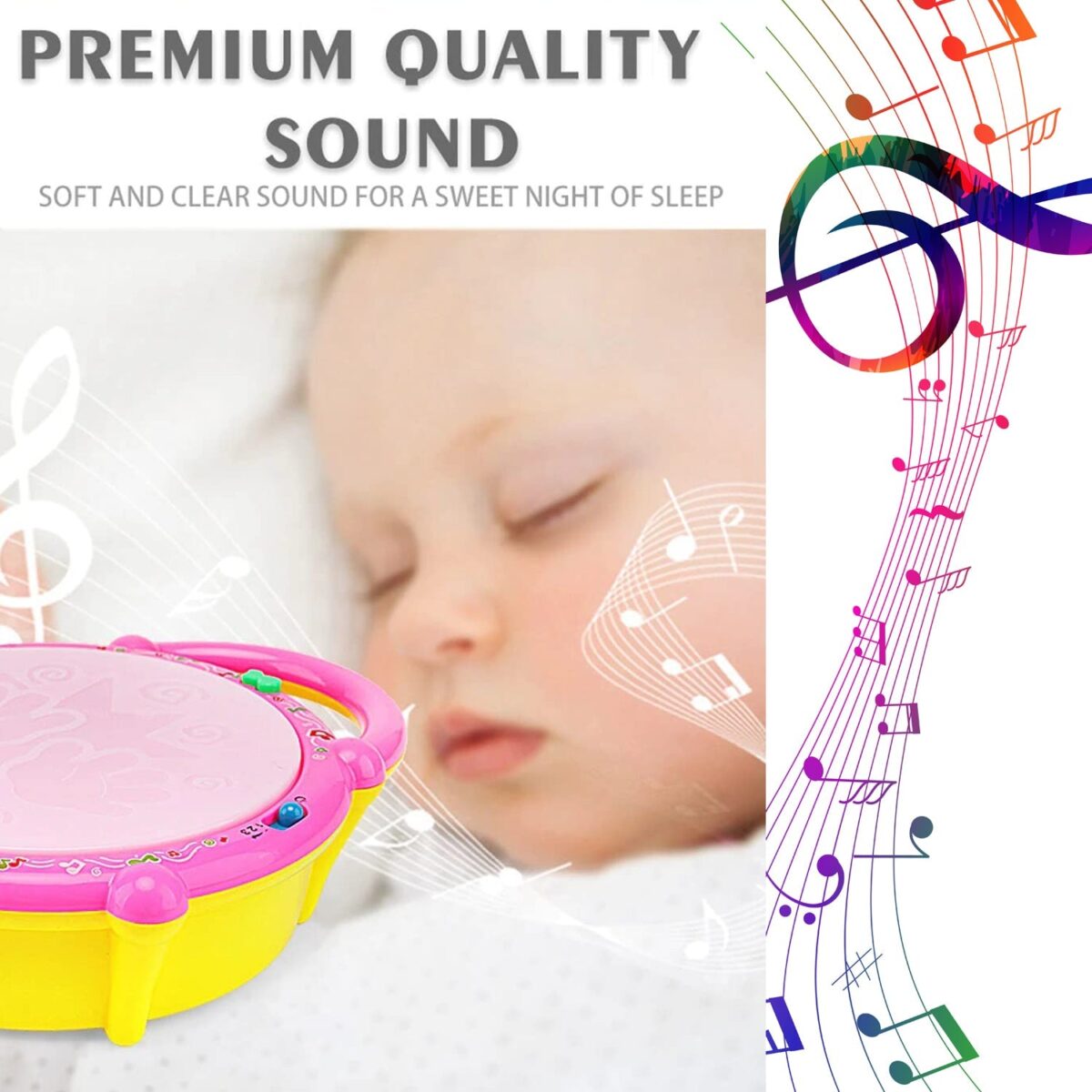 Flash Drum Toy Ã¢â‚¬â€œ Colorful Musical Drum with Light Effects, Best Gift for Kids - Image 3