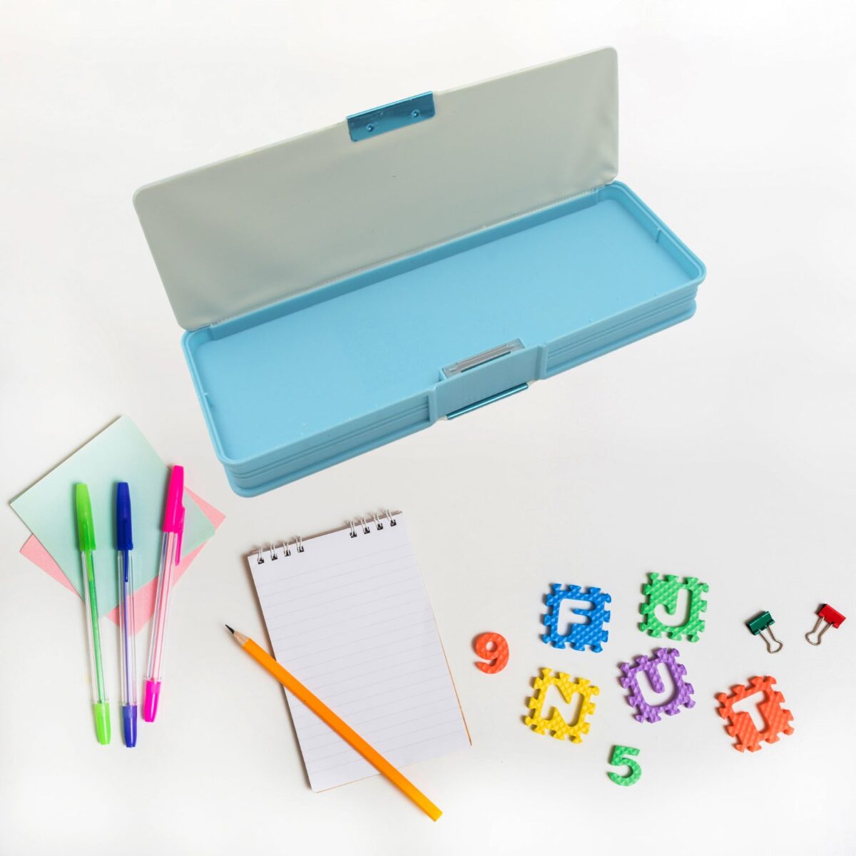 Magnetic Geometry Box - Double-Sided Pencil Case with Calculator for Students - Image 6