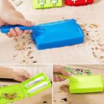 Plastic Handheld Carpet Roller Brush Cleaning with Dust Crumb Collector, Wet, and Dry Brush - Image 7