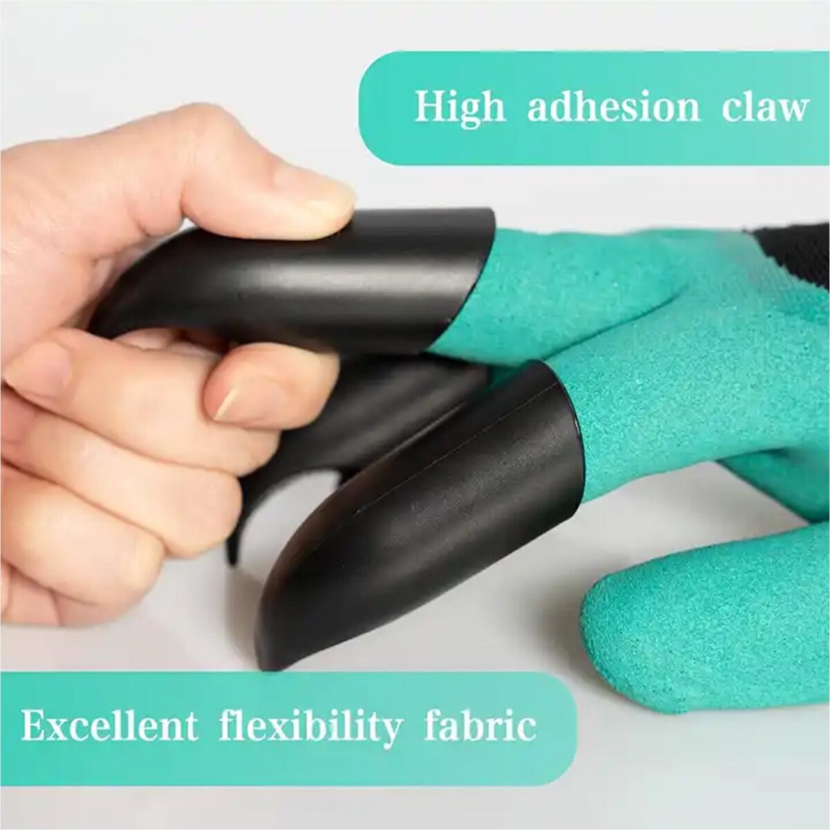 Heavy Duty Garden Gloves with Claws (Washable): 1 Pair (Mix Color) - Image 4