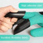 Heavy Duty Garden Gloves with Claws (Washable): 1 Pair (Mix Color) - Image 4