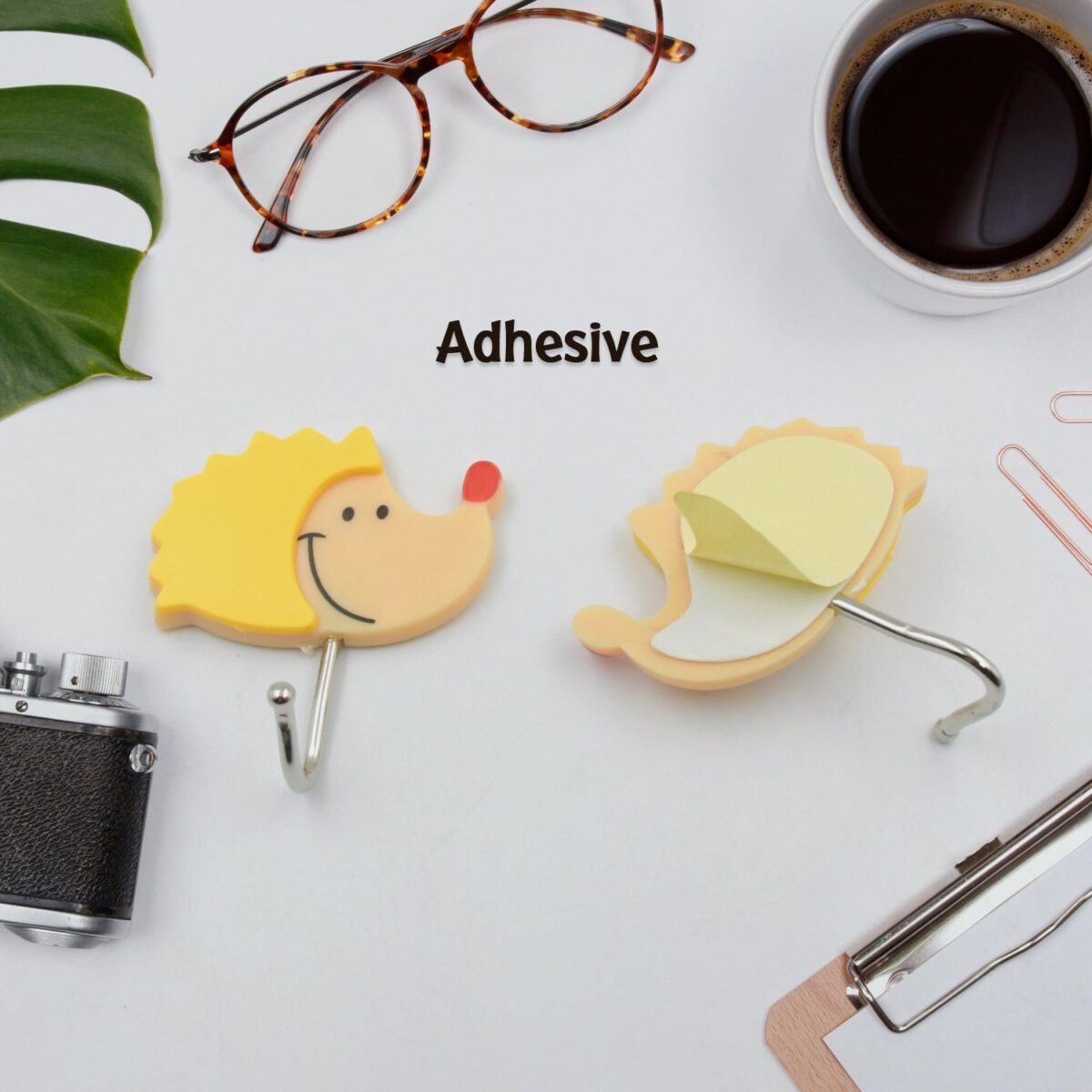 Multipurpose Self-Adhesive Hooks (Heavy Duty): Bathroom, Kitchen, Office - Image 1