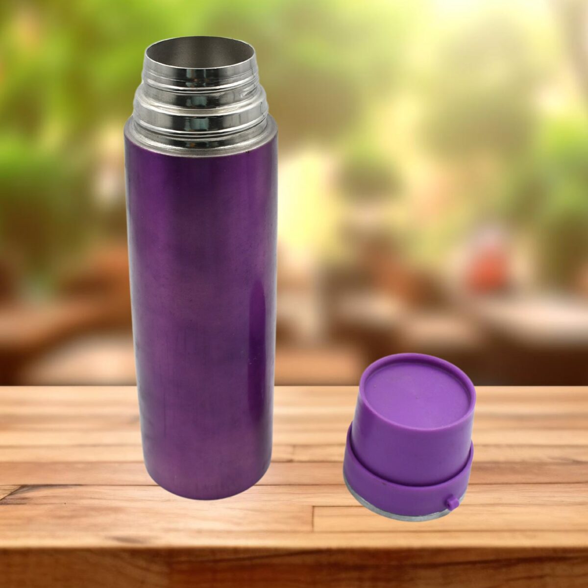 Stainless Steel Water Bottle Leak Proof, Rust Proof, Hot & Cold Drinks, Gym Sipper BPA Free Food Grade Quality, Steel fridge Bottle For office / Gym / School (500 ML Approx) - Image 4