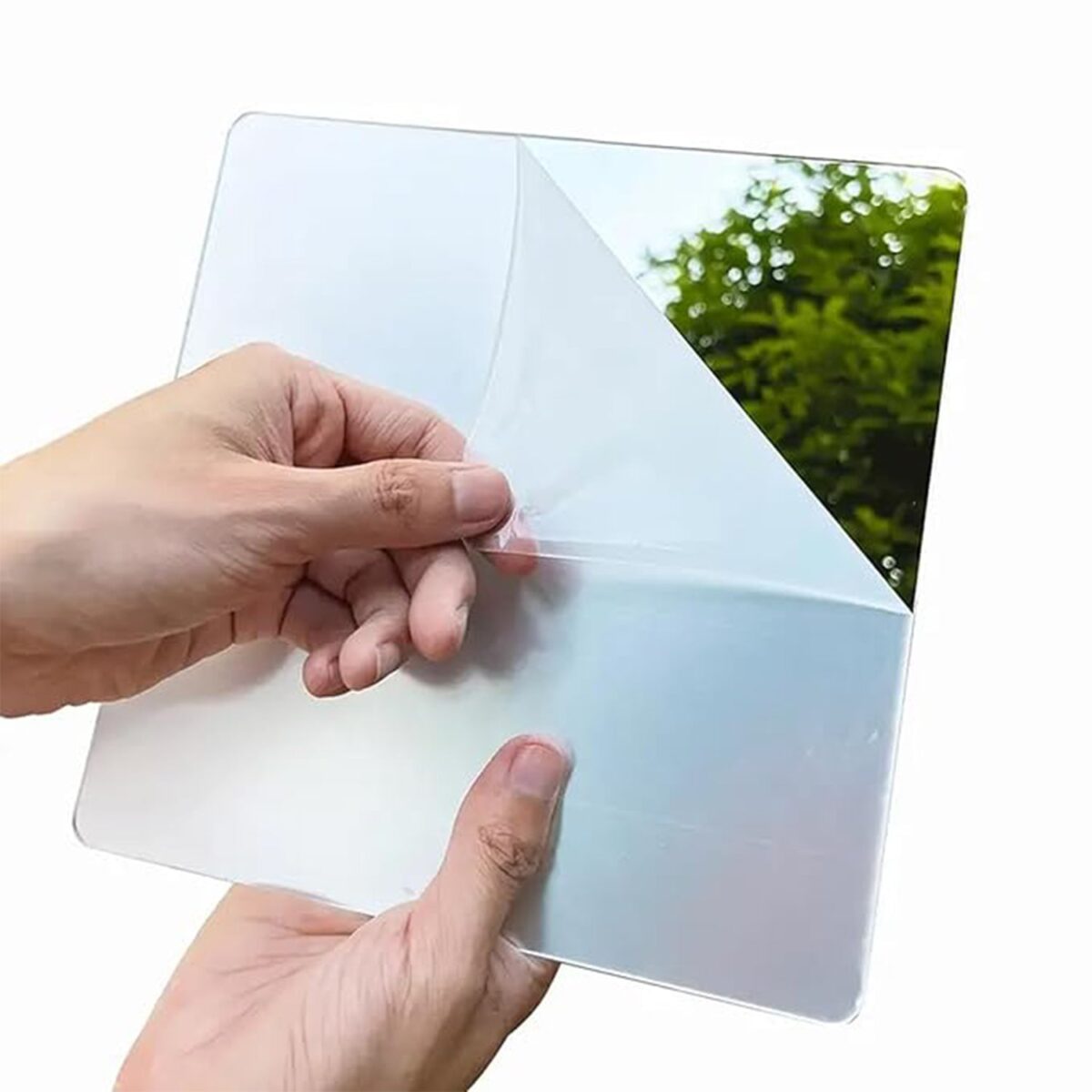 Flexible Acrylic Mirror Set (30x30 cm & 10 Pcs Set) - Image 3
