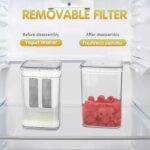2 in 1 Yogurt Strainer with Storage Box â€“ 1400ml (Plastic + Steel) - Image 3