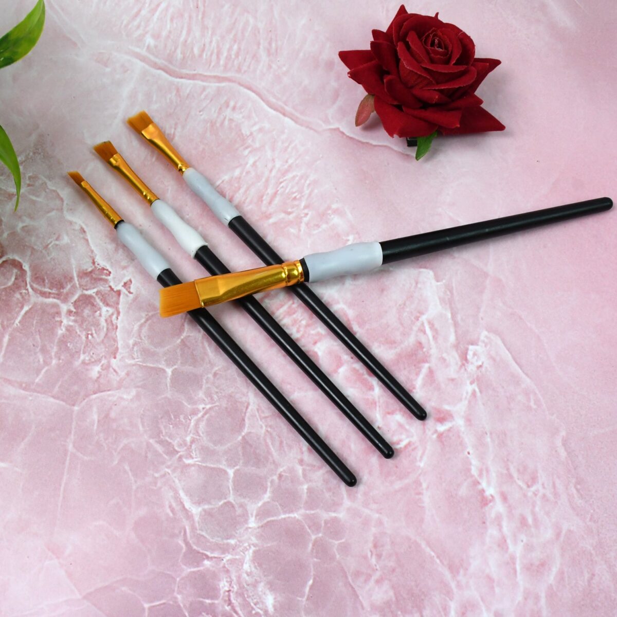 Premium Paint Brushes, Watercolor Acrylic Paint Brushes (4 Pcs Set) - Image 4