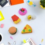 3D Food-Shaped Colorful Eraser Set â€“ Cute Novelty Mini Erasers for Kids (5 Pc Set) - Image 3
