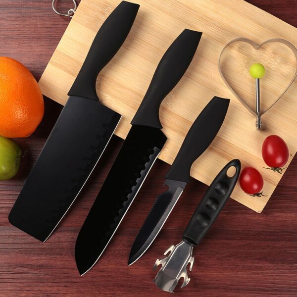 5-Piece Stainless Steel Kitchen Knife Set â€“ Chef, Chopping, Utility, Butcher Knives