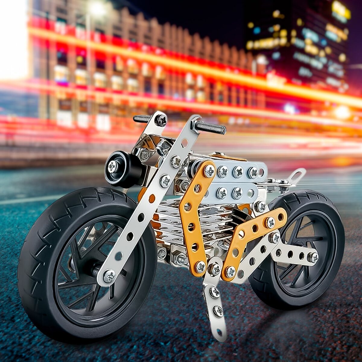 Metal DIY Bike Building Blocks for Kids (bike 162 pc of Bike Tool / 1 SetÃ£â‚¬â€˜ - Image 3