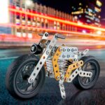 Metal DIY Bike Building Blocks for Kids (bike 162 pc of Bike Tool / 1 Setã€‘ - Image 3