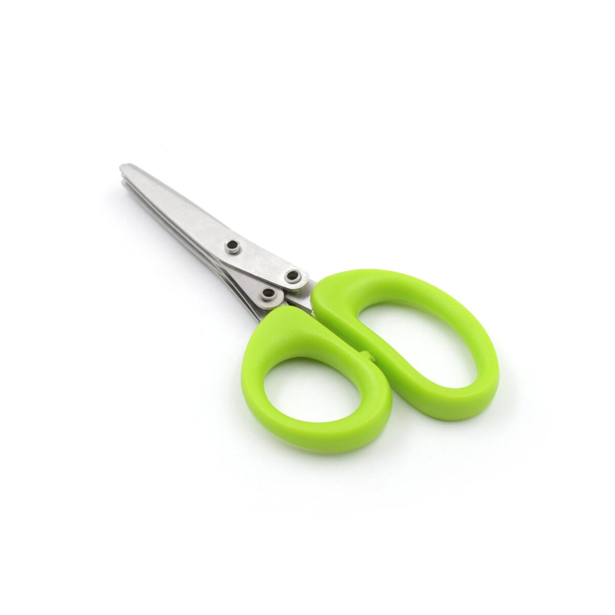 Multifunction Vegetable Stainless Steel Herbs Scissor with 3 Blades - Image 4