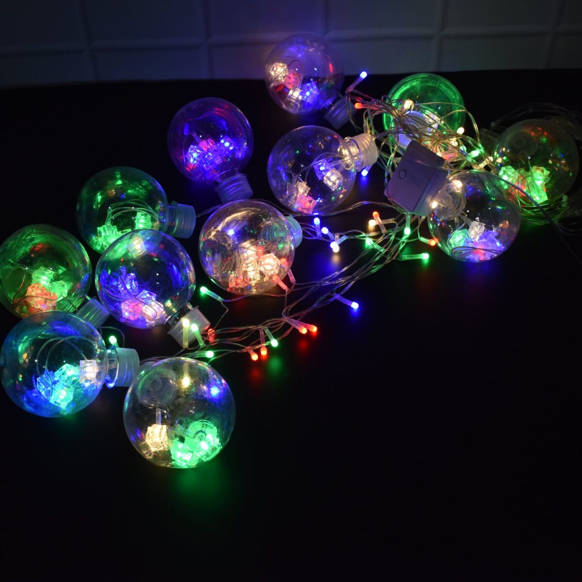12  Wish Balls Window Curtain String Lights with 8 Flashing Modes Decoration for Home Decoration, Diwali & Wedding LED Christmas Light Indoor and Outdoor Light ,Festival Decoration (Plastic, Multi Color) - Image 7