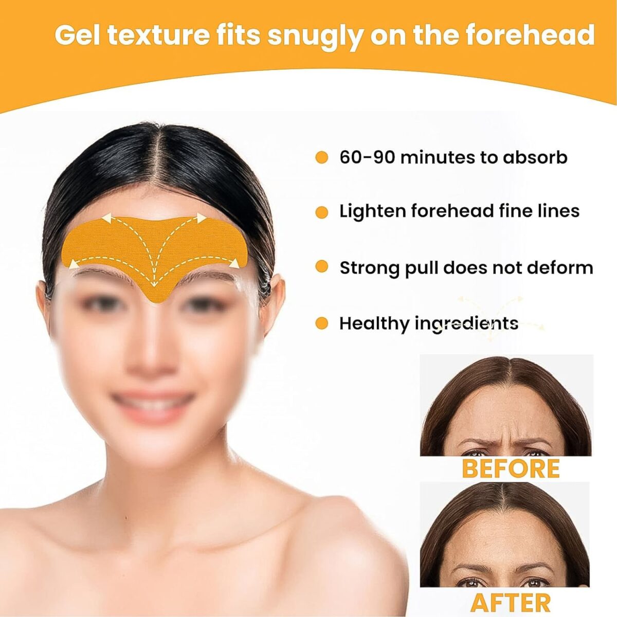Forehead Wrinkle Patches, Face Wrinkle Patches (10 Pcs Set) - Image 7