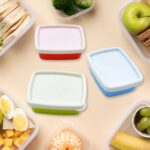 3-Piece Multicolor Airtight Container Set â€“ Rectangular Food & Fridge Storage - Image 6