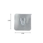 Transparent Adhesive Male Hook Used For Hanging Various Types Of Items (1Pc) - Image 5