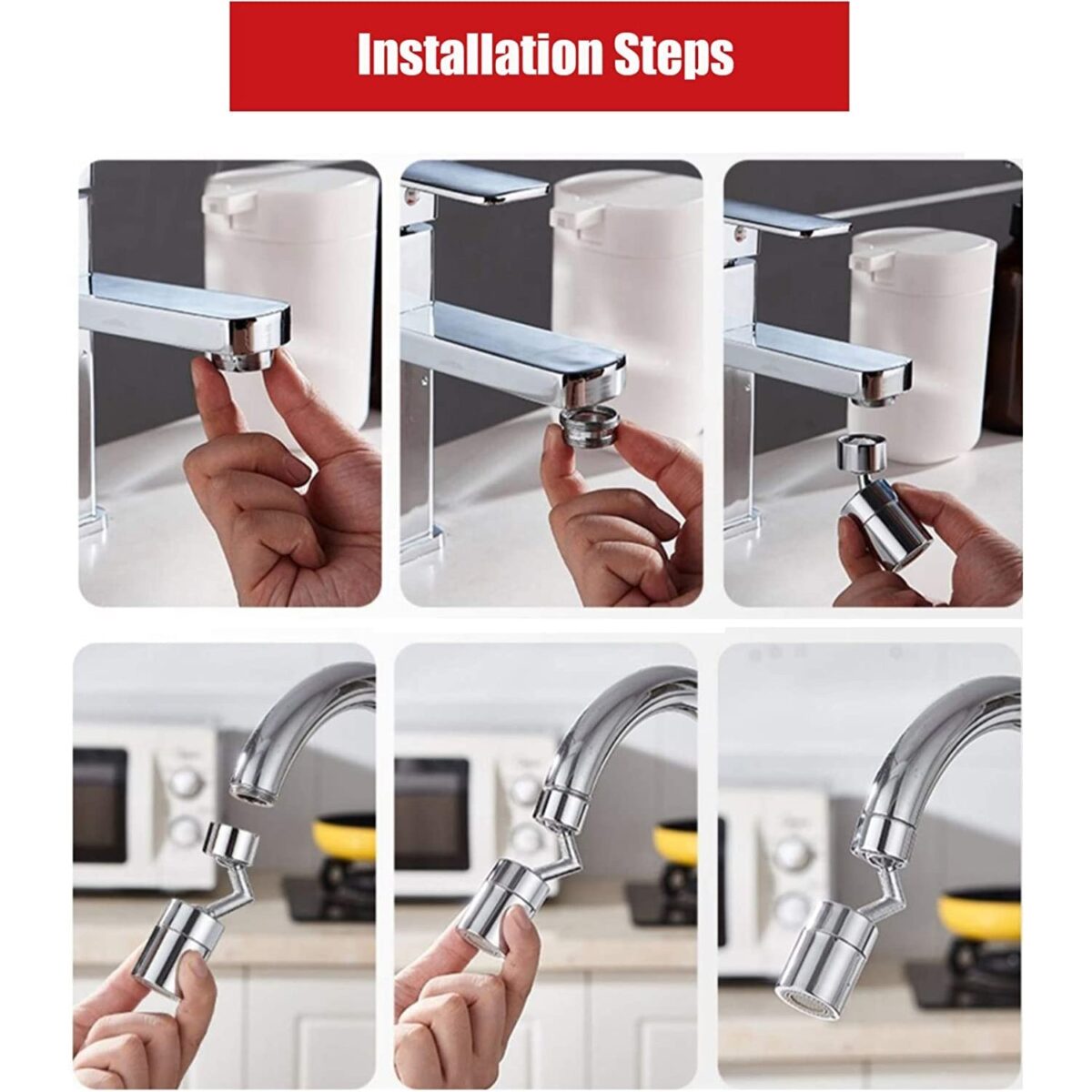 Splash Filter Faucet Sprayer for Kitchen & Bathroom - Image 6