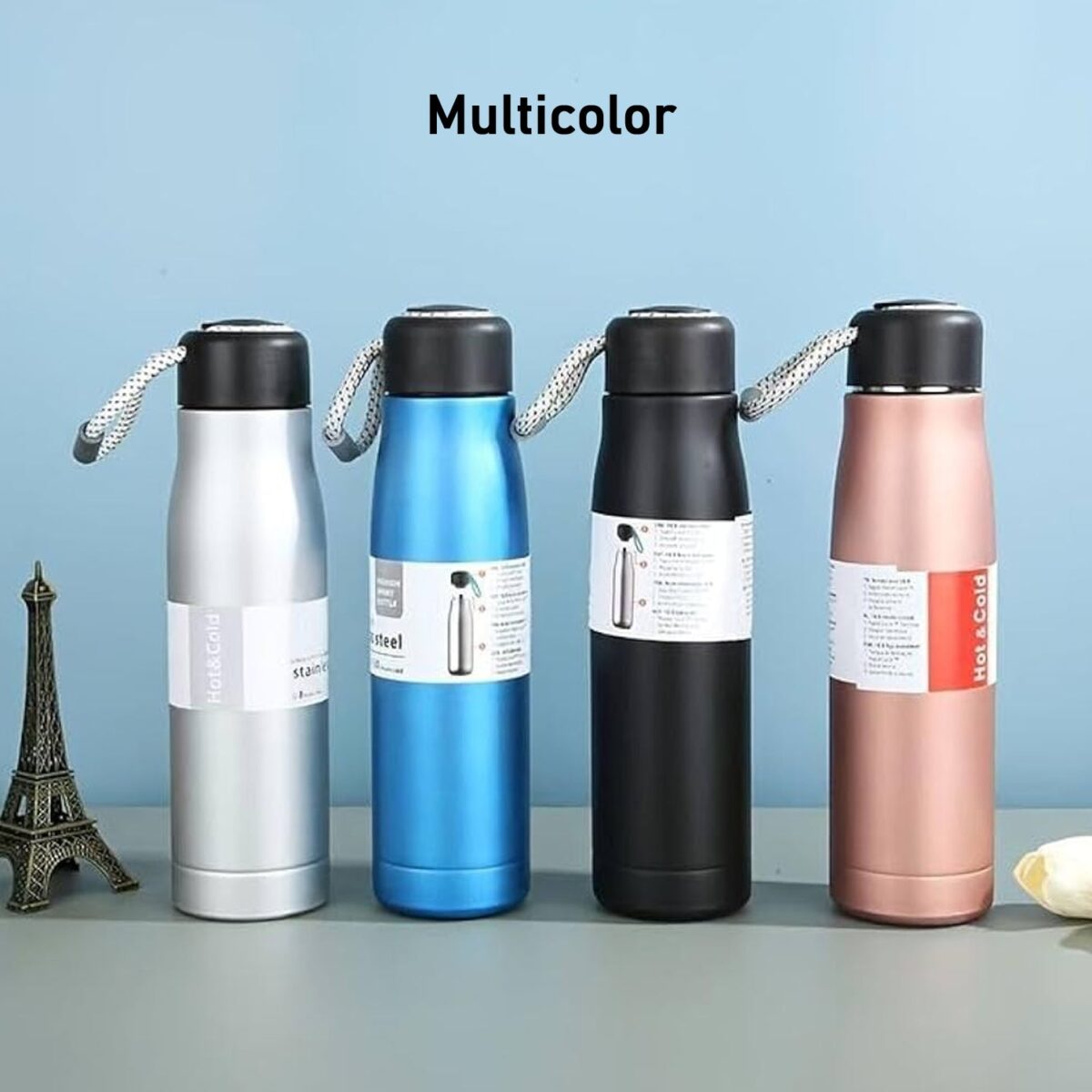 Double Wall Vacuum Insulated Water Bottle (550 ML) - Image 4