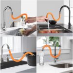 Flexible Water Tap Extender, 360Â° Bending Faucet Extension Tube with Connector (18cm) - Image 6