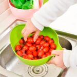 Rice Bowl Thick Drain Basket with Handle - Image 5