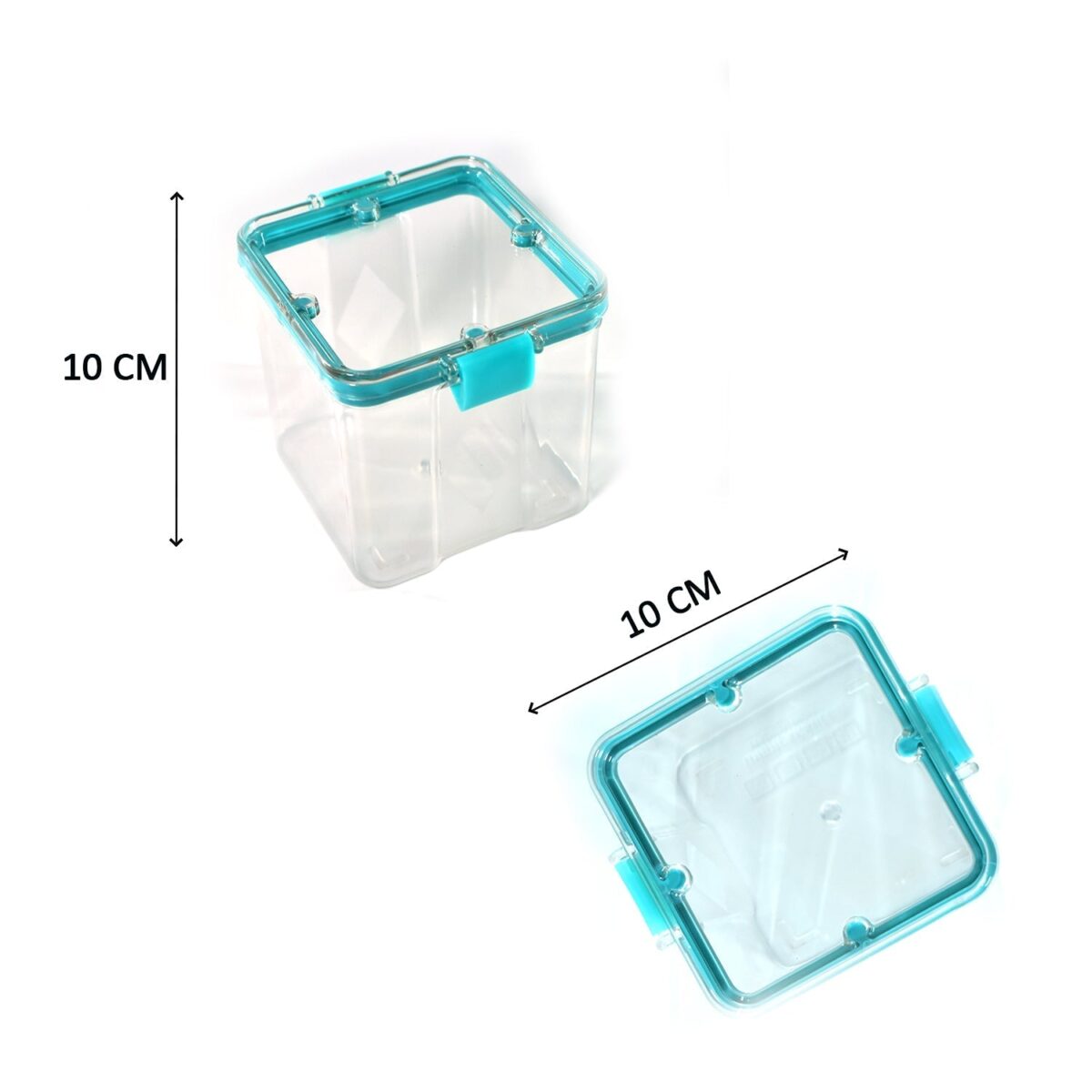 4Pc Square Container 700Ml Used For Storing Types Of Food Stuffs And Items. - Image 5