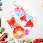 Compact Pop It Keychain â€“ Fun Stress Relief Fidget Toy (1 Pc | Mix Design) - Image 6
