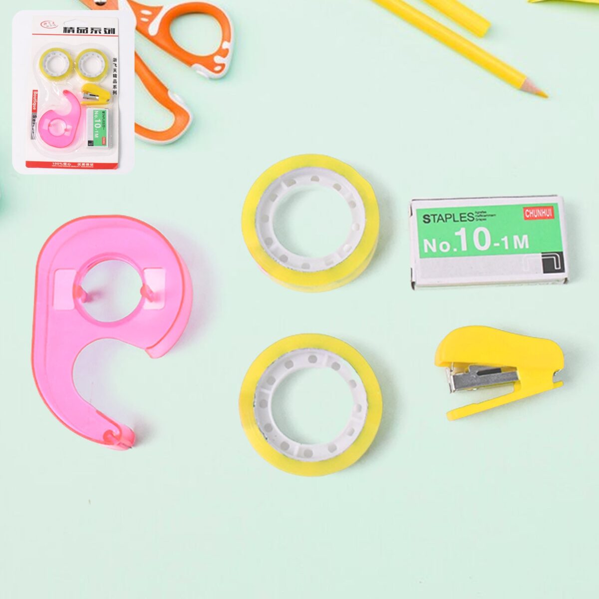 5 In 1 Stationery Toole for School, Office, Home, Carton Box & Gift Sealing - Image 1