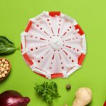 Folding Fruit Basket with Hanging Stand â€“ Lotus Shape Tray for Fruits & Vegetables (1 Pc) - Image 6