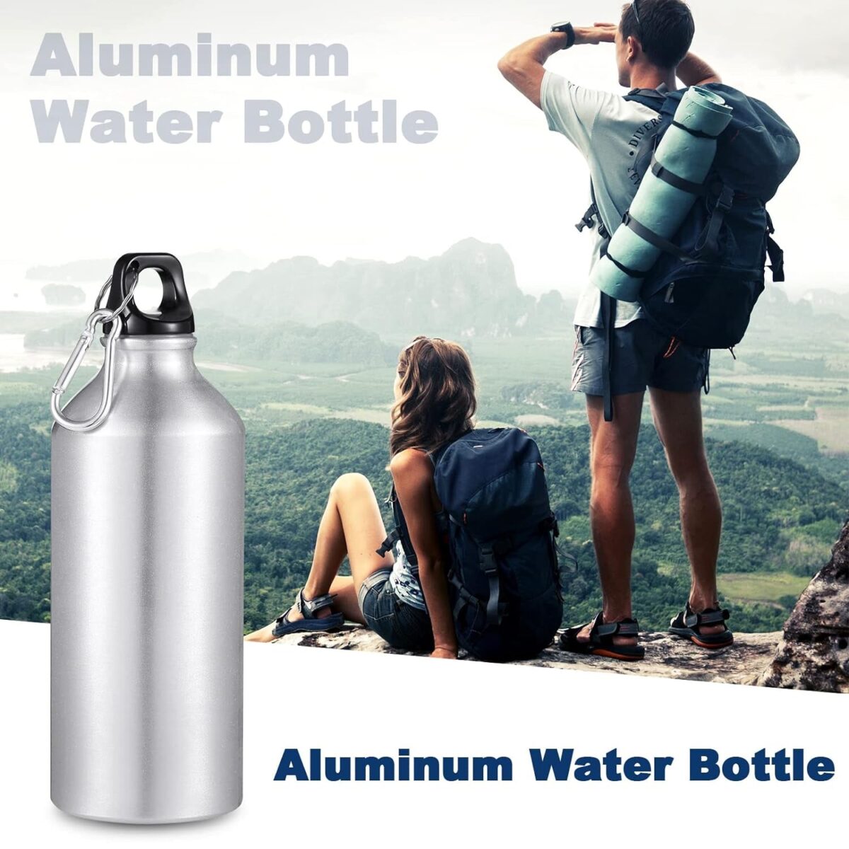 Aluminium Sports Water Bottle, 1 Pc (Capacity 750 ML Approx) - Image 3