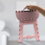 Folding Stool, Portable Travel Stool, Environmentally Friendly PP Material Stool,Portable folding stool folding chair stool folding chair with portable outdoor camping hiking, Stool Chair Folding Stool for Home Use Household (1 pc) - Image 5