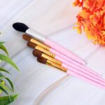 5pc Makeup Brush tools kit (5 Pcs Set / Mix Color) - Image 3