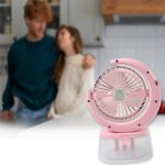 Desktop Fan - Camping Fan with LED Light, Portable Humidifying Fan (1 Pc / Plug & Play Fan) - Image 6