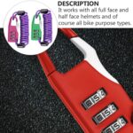 Anti-theft Dial Lock, Padlock, 3-Digit, Built-In Wire (1 Pc) - Image 6