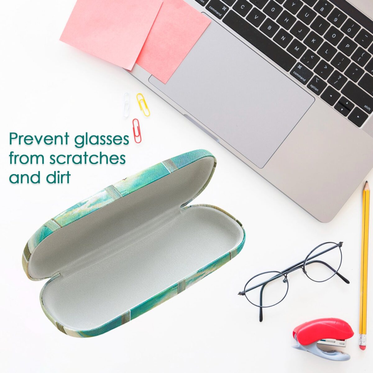 Flowers Decorative Glasses Case Eyeglasses Storage Box (1 Pc / Mix color) - Image 3