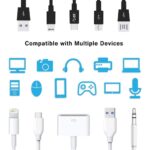 Metallic Cable Protector for Cords & Headphones (Spiral Wrap) - Image 4