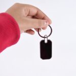 Keyring Metal Keychain Handbag Charm Round Oval Key Rings (1 Pc) - Image 4