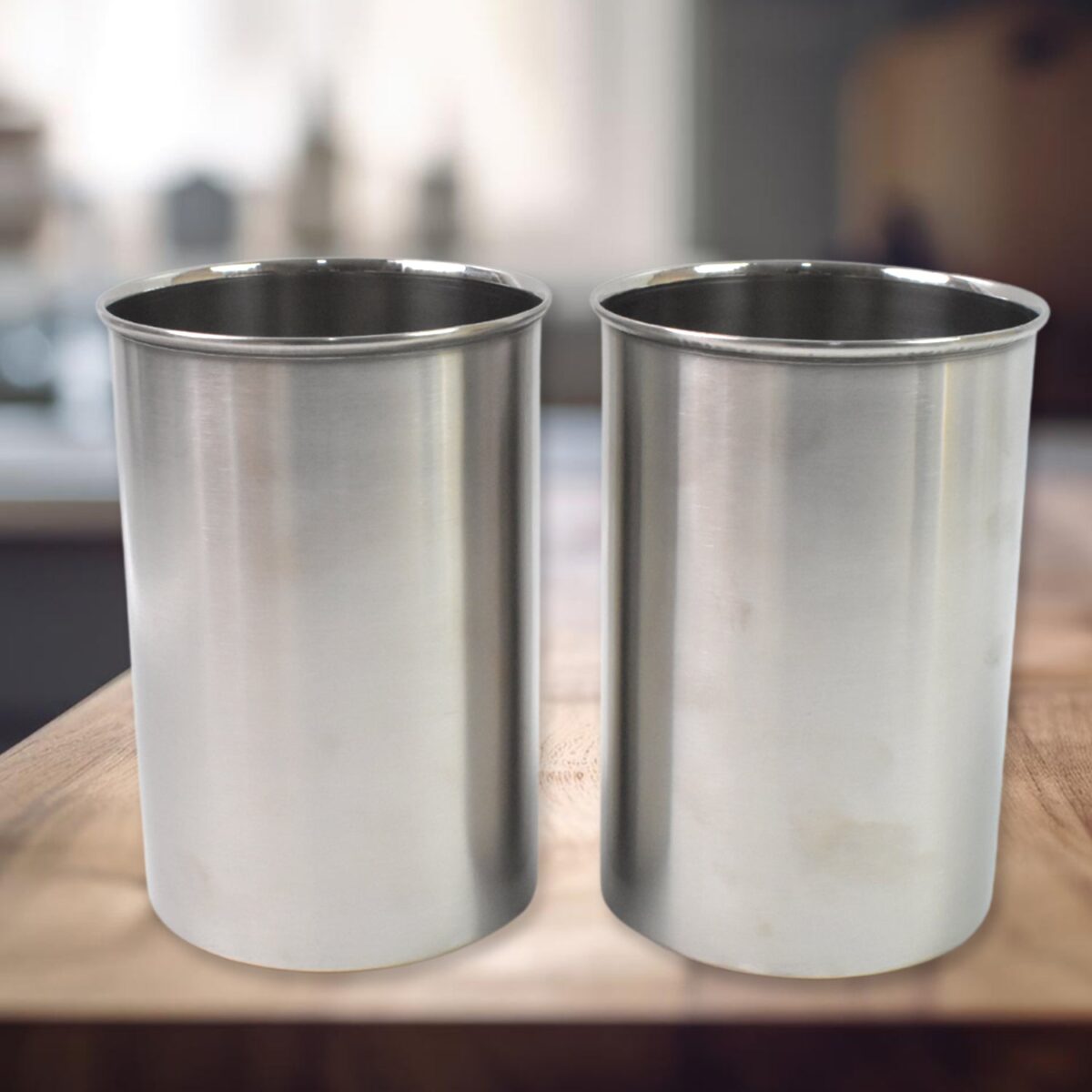 Multipurpose Stainless Steel Airtight Containers with See Through Lid (2 Pc Set / 1000 ML) - Image 6