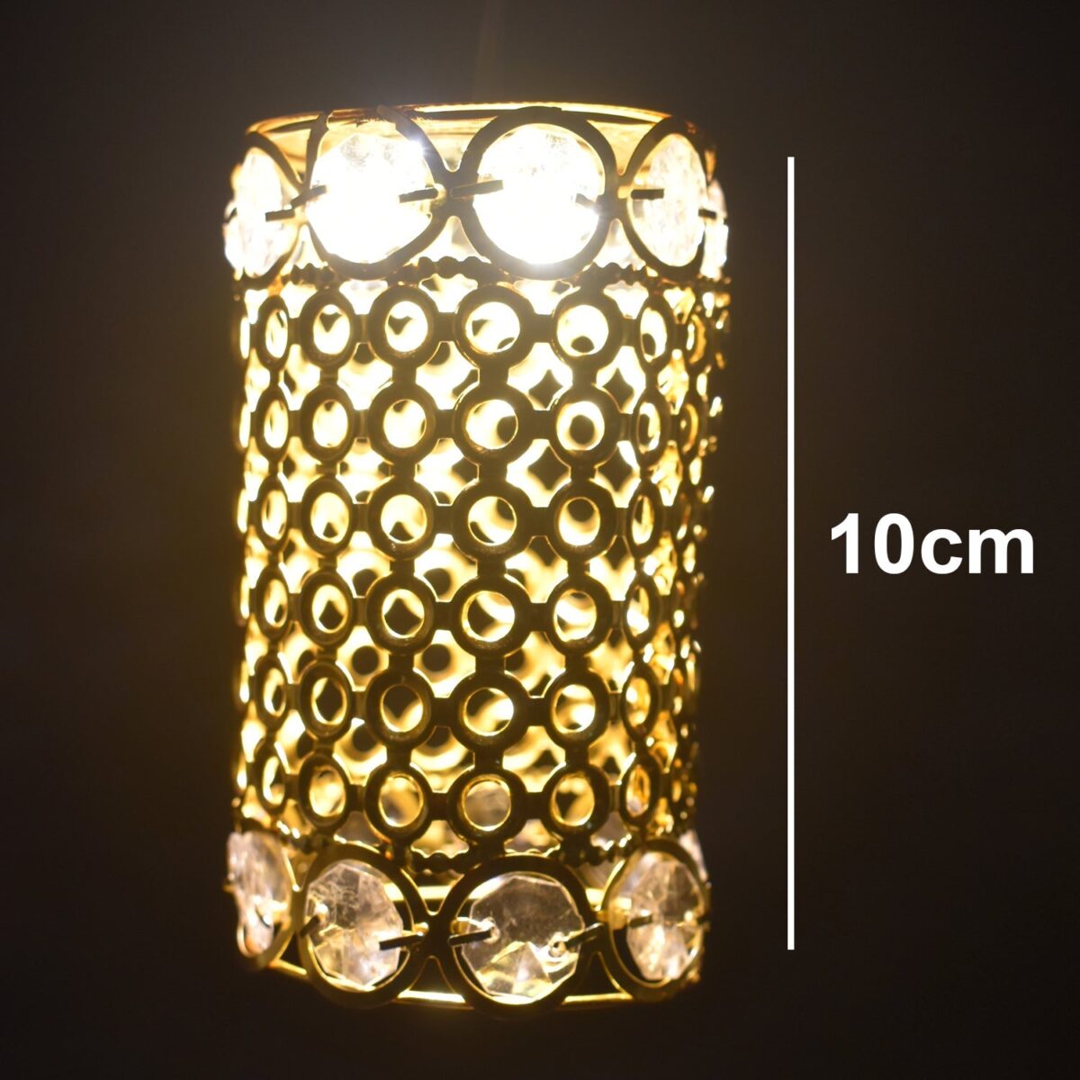 Large Dimond Layer Golden Jhoomer For Home Decoration - Image 5