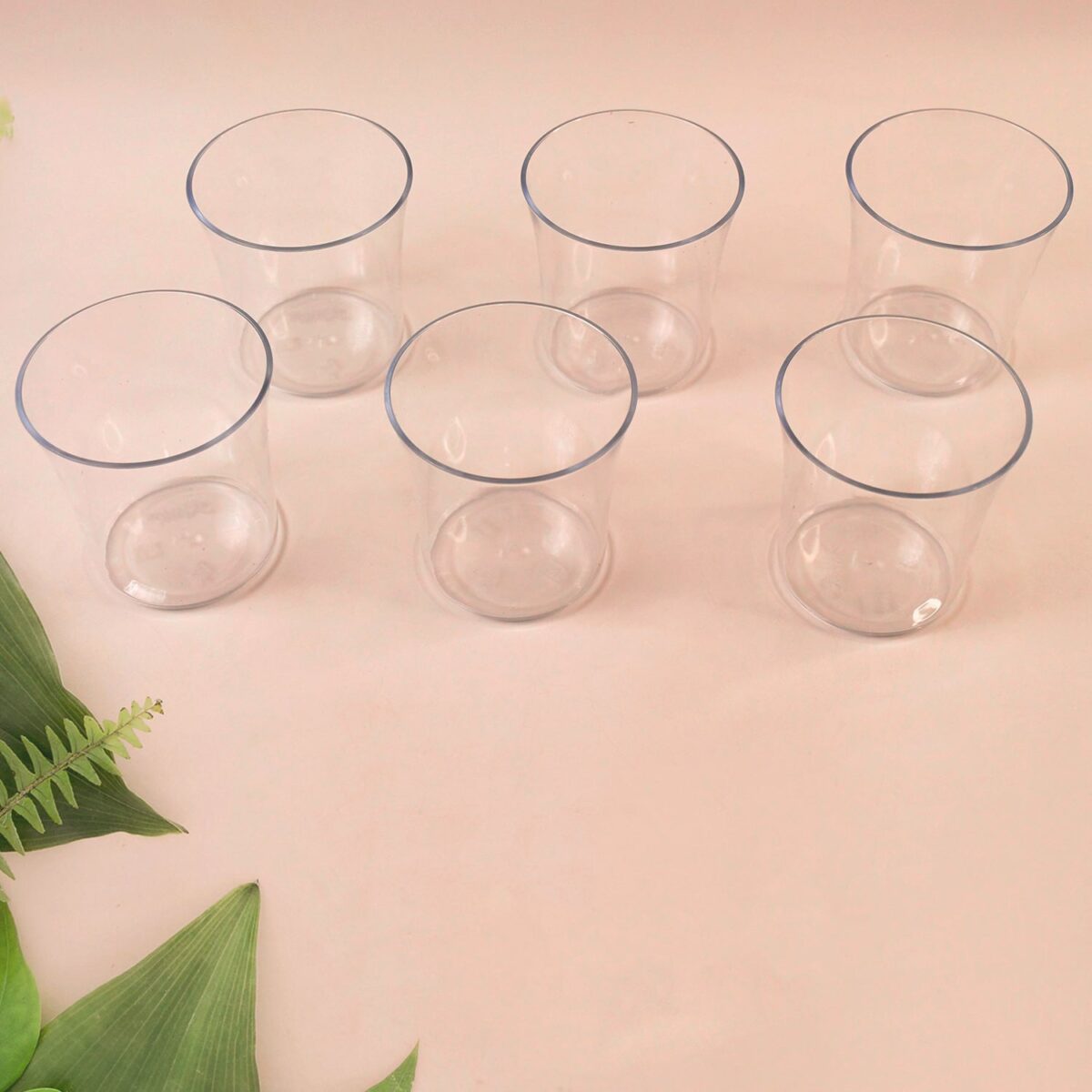 Apex Welcome Plastic Glass Set for Daily Use Ã¢â‚¬â€œ Set of 6 - Image 3