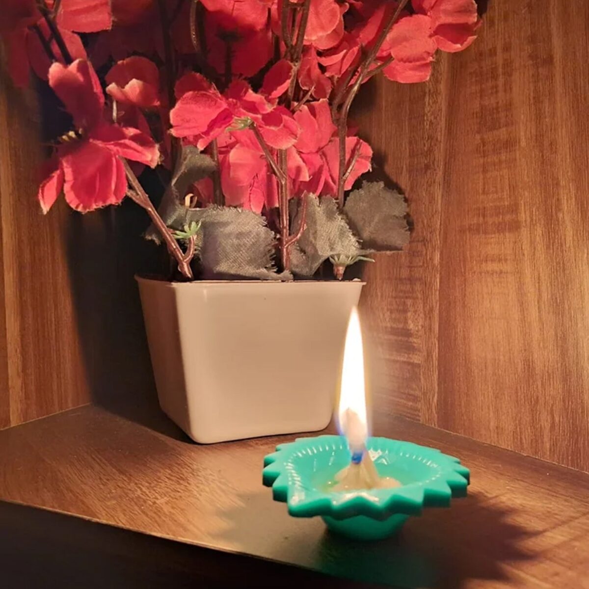 Silicone Diya for Diwali Attractive Design Colourful Diya Combo (6 Pcs Set) - Image 5