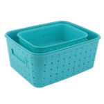 Multipurpose Smart Shelf Basket  Storage Basket (Set 3 Pc) - Image 4