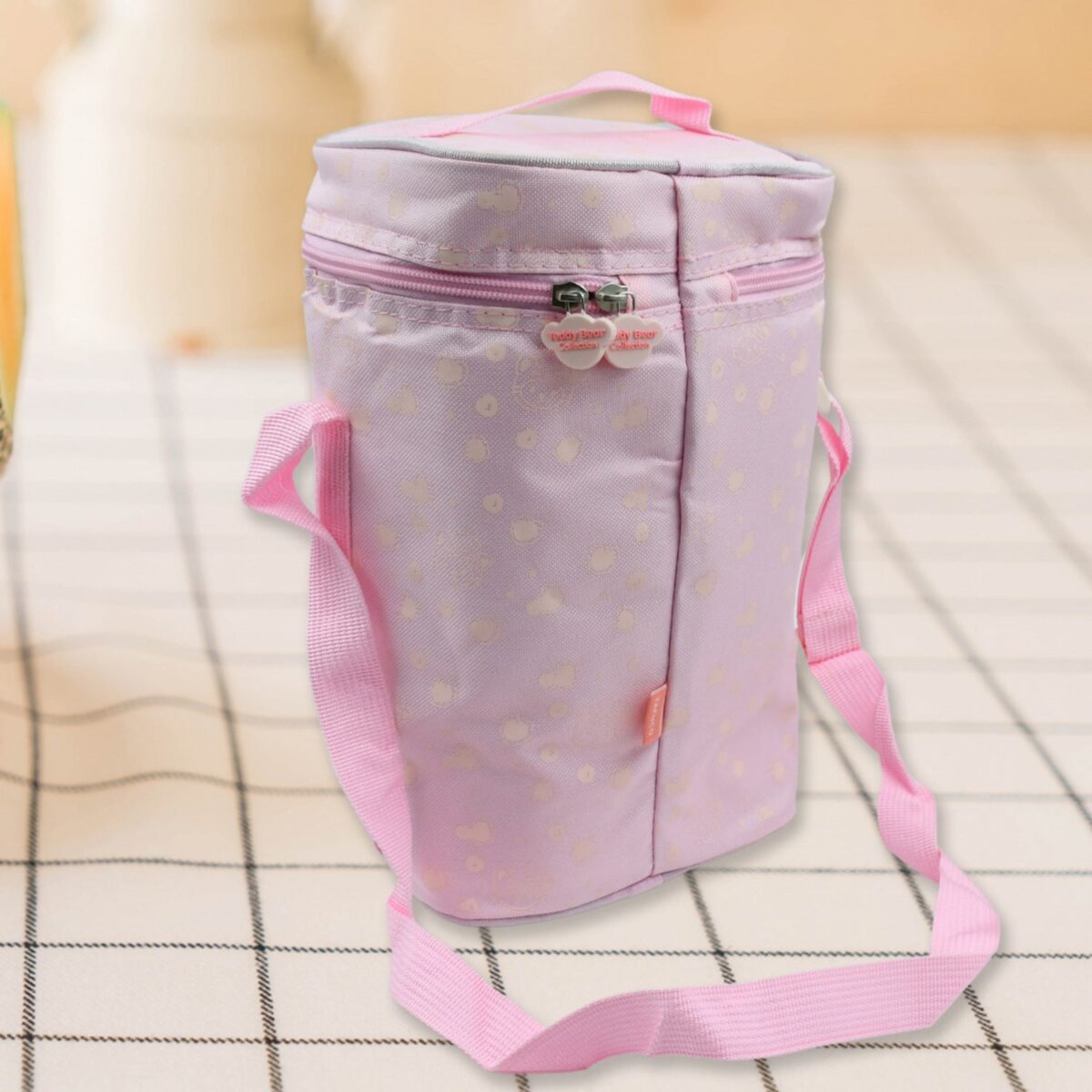 Cute Animal Zip Lunch Bag with Adjustable Strap Ã¢â‚¬â€œ Reusable & Durable (1 Pc) - Image 4