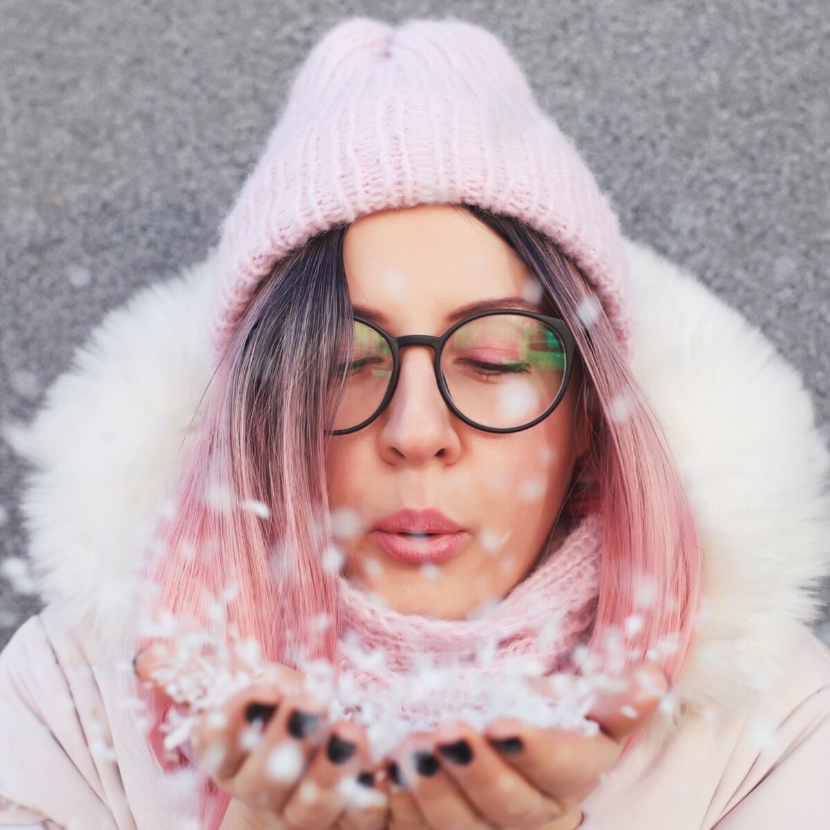 Soft Winter Cap, Woolen Inside Fur Beanie Cap (1 Pc / Mix Design & Color) - Image 4